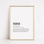 Load image into Gallery viewer, nana definition print

