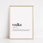 Load image into Gallery viewer, vodka definition print gifts
