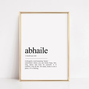 abhaile irish printable art