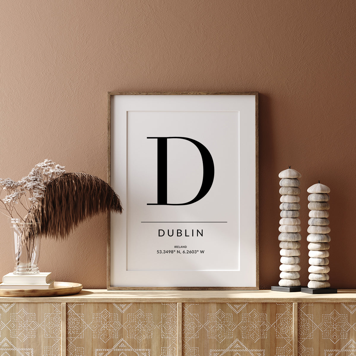 dublin ireland print gift, irish printable wall art