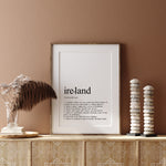 Load image into Gallery viewer, ireland definition print gift
