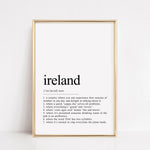 Load image into Gallery viewer, ireland definition print gift
