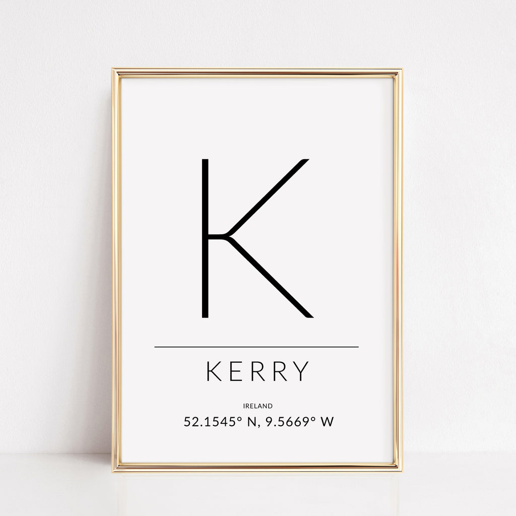 kerry ireland print, printable wall art