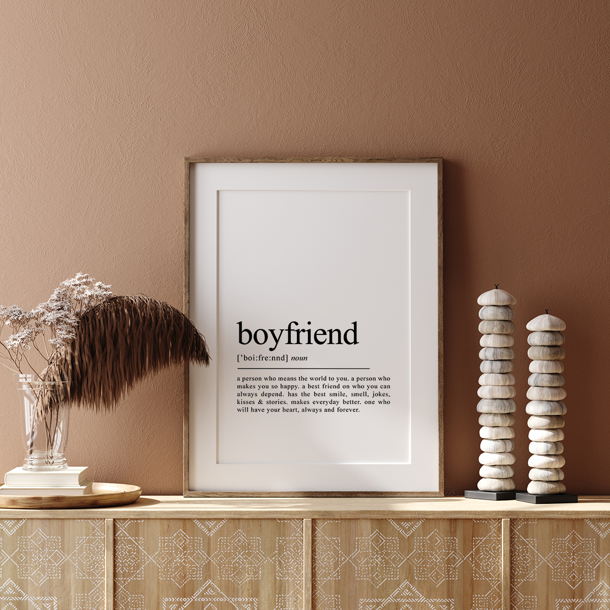 boyfriend definition print gift