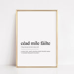 Load image into Gallery viewer, Céad Míle Fáilte gaeilge gift
