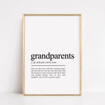 Load image into Gallery viewer, grandparents definition print gifts
