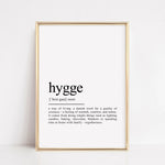 Load image into Gallery viewer, hygge definition print
