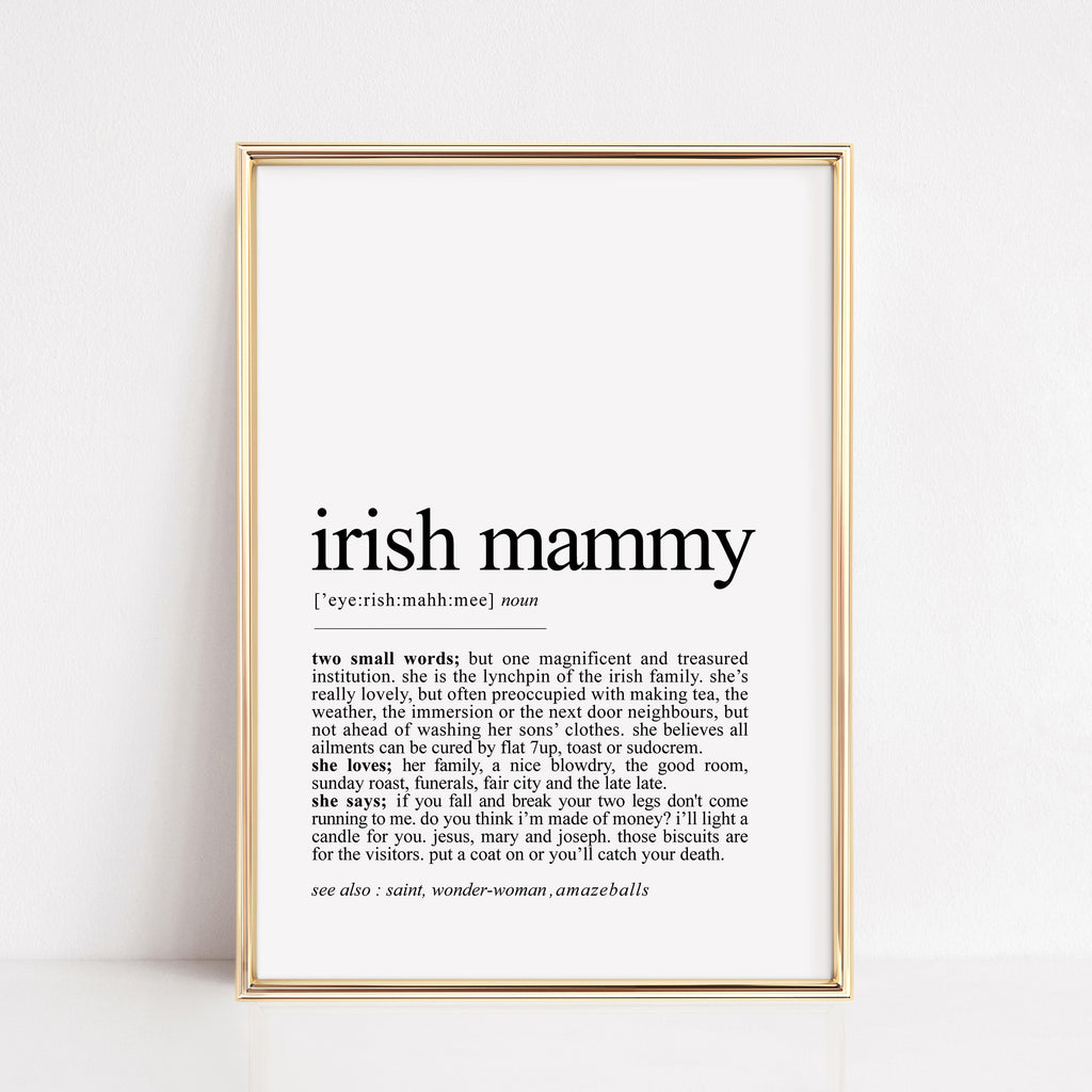 irish mammy gift