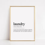 Load image into Gallery viewer, laundry definition print
