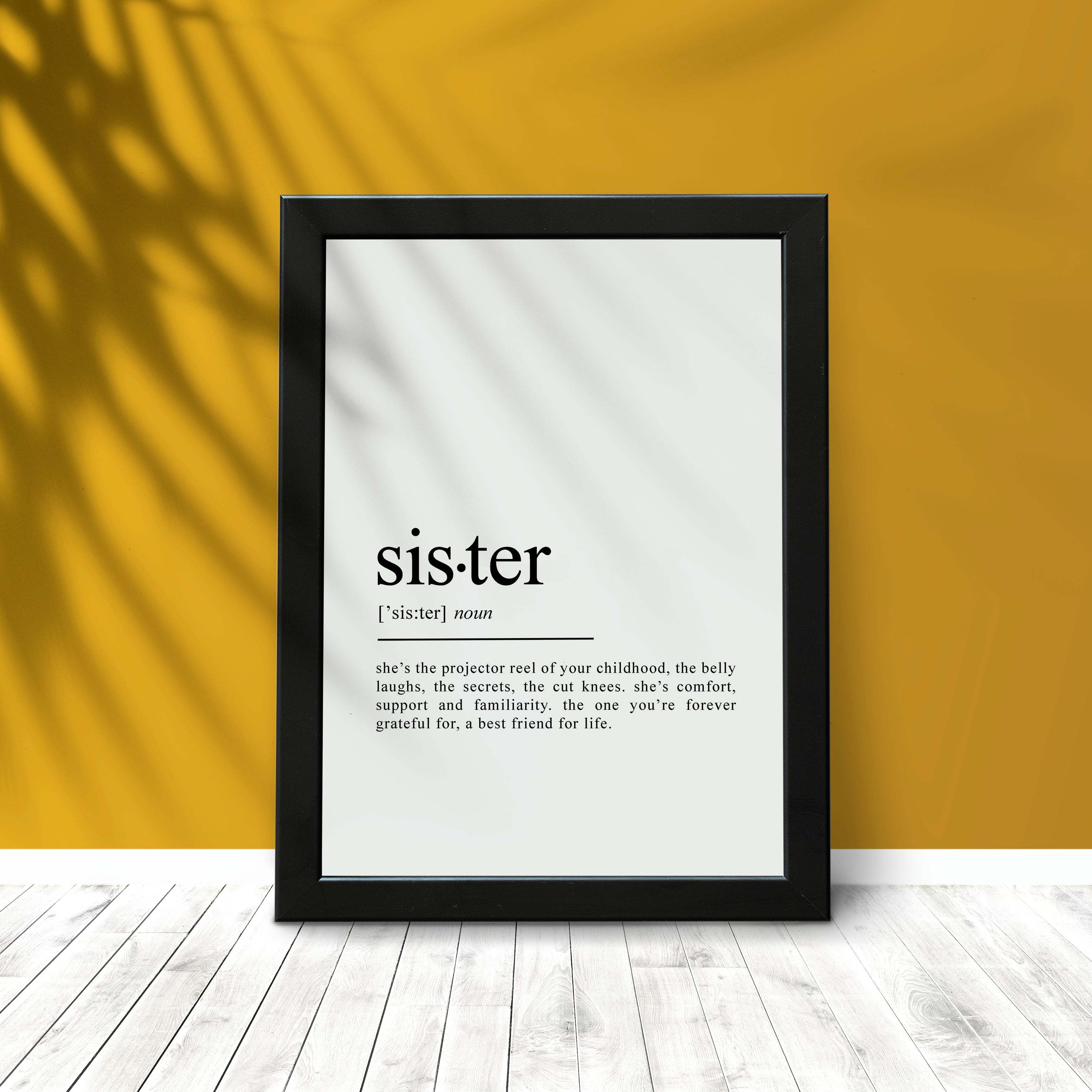 sister print gifts