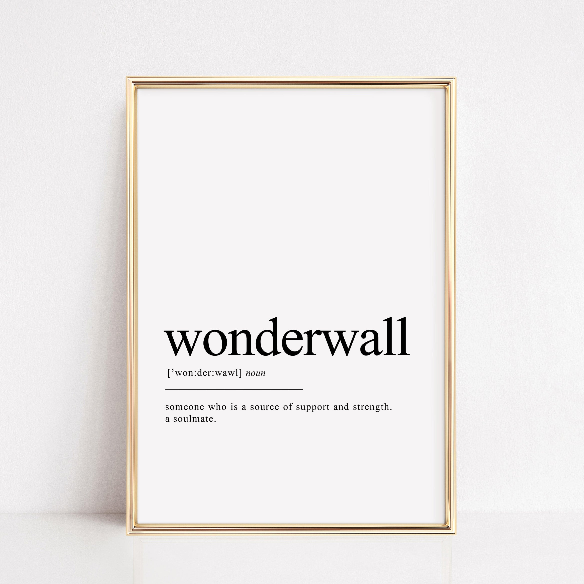 wonderwall definition print